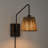 Avec 7 in. 1-Light Matte Black Coastal Wall Sconce