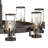 Reeve 8-Light Wagon Wheel Chandelier with Glass Shades-48832241
