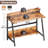 31.5" Computer Desk for Small Spaces, Modern Home Office Desk with Storage Shelf and Monitor Stand-1358367597