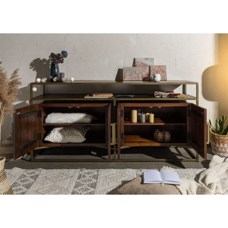 183cm Solid Wood Sideboard