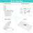 1.1/1.6 Gallons Dual-Flush Elongated One-Piece Toilet (Seat Included)