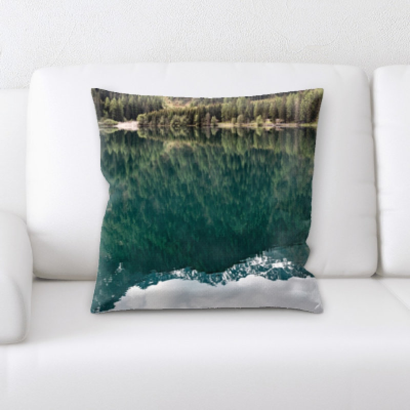 Microsuede Throw Pillow