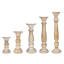 2 Piece Solid Wood Tabletop Pillar Set-351270608