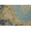 Tapis traditionnel bleu clair à teinture végétale 7 x 10