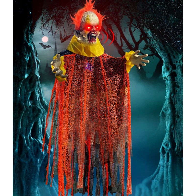 Clown animé 50 po d'Halloween