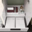 Ensemble de meuble-lavabo autoportant avec lavabo double 59,4 po Carla-13354667