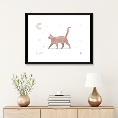 Chat - impression d'art graphique