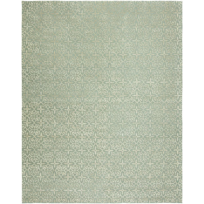 Tapis gris en laine touffeté à la main Bryleigh