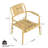 Indoor/Outdoor 2 Pp Single Chairs + Coffee Table In Vibrant Yellow, - Frame, Non-Slip Foot Pads, Ergonomic Comfort, Heavy-Duty Support, Hassle- Assembly -, Waterproof, Design, Space, 5 Setup
