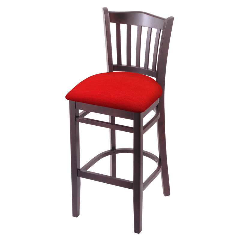 Tabouret de bar 25 po, Cerisier foncé, Rouge Canter, Tabouret de bar (siège d'une hauteur de 30 po)