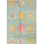 Tapis unique en laine rectangulaire bleu Oushak Rugs 9 pi 4 po x 12 pi 5 po