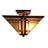 Jankowski Glass Semi Flush Mount
