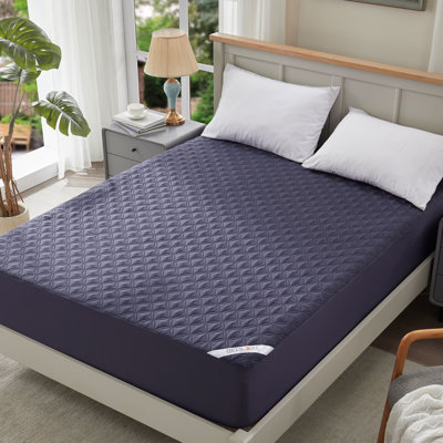 BEDLORE® Noiseless Waterproof Mattress Protector, Hypoallergenic Quilted Washable Mattress Cover, Breathable Mattress Pad with 15-40cm Deep Pocket