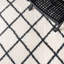 Tapis ivoire / noir Marrone-1282193024