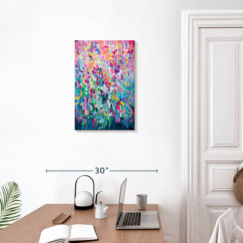 Avery Floral Pixels II, 24" H x 16" W
