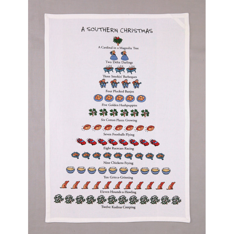 Serviette de cuisine A Southern Christmas