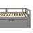Twin Size Wooden Daybed With Sliding Trundle-1722384481