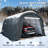 Carport Galvanized Steel Portable Garage Storage Shed Canopy-120242262-112415377