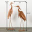 Ensemble de 2 statues de jardin Crane