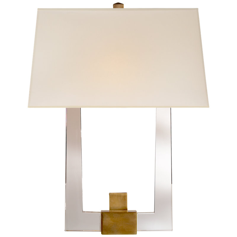 Chapman & Myers Edwin Double Arm Sconce, Brass