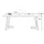 Bureau rectangulaire en bois massif noyer-109514378