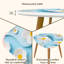 Ensemble de 2 tables basses gigognes Triangle
