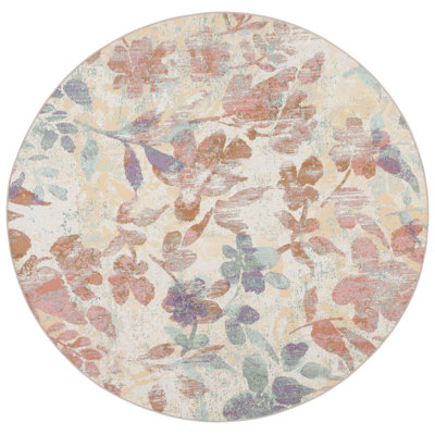 Tapis d'intérieur / extérieur à motif floral Barbados 500 Performance