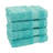 100% Cotton Turkish  Washcloth Set, 4 Piece Soft, Absorbent Wash Rag Small Towels-1966824836