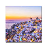 Santorini At Sundown Print