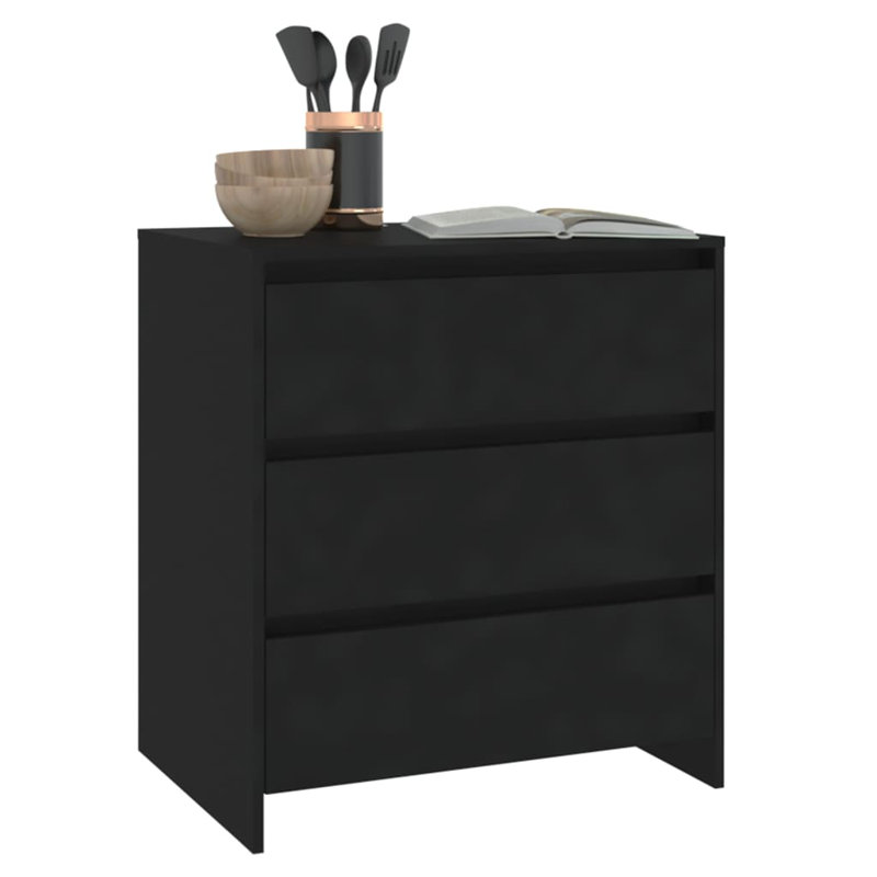 Ghianna 70cm Sideboard, Black