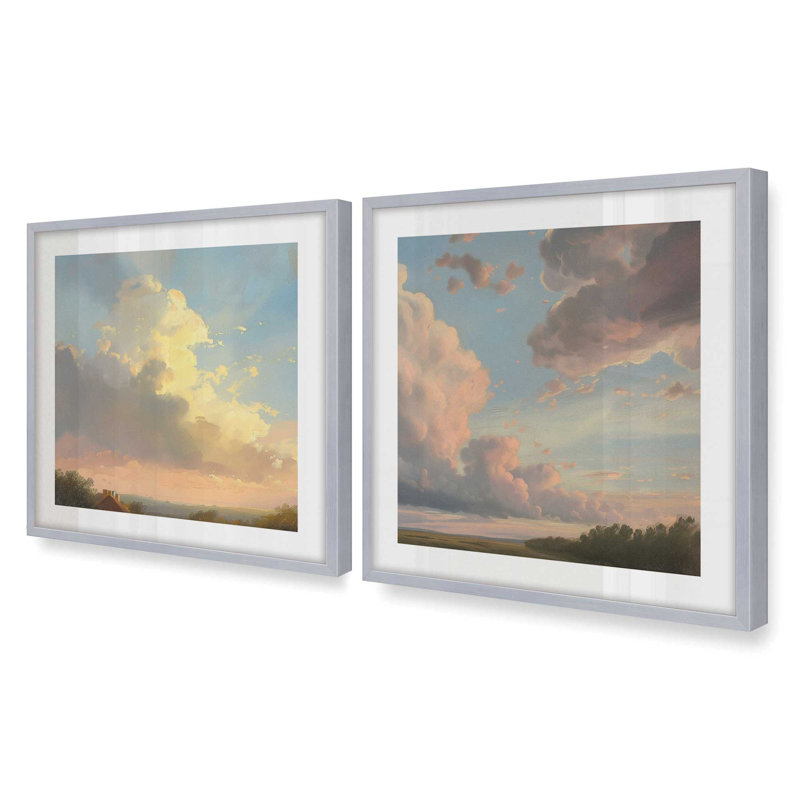 «Brilliant Skies», H 13,75 po x l 13,75 po, Chrome poli