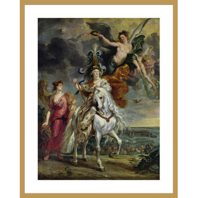 Le cycle des Médicis: le triomphe de Juliers, 1er septembre 1610, par Peter Paul Rubens, impression giclée encadrée