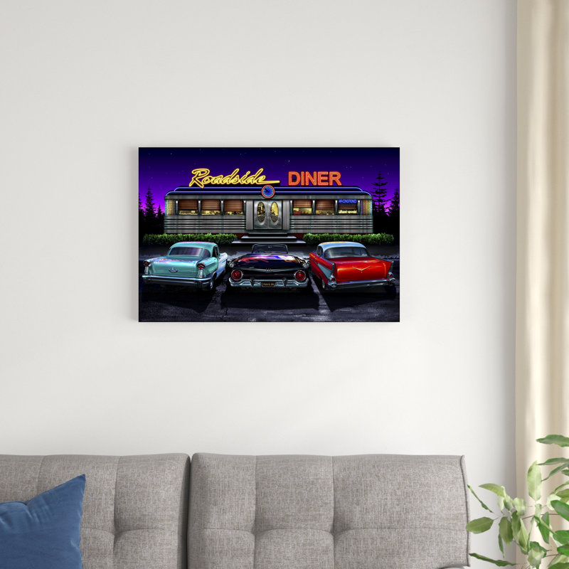 Diners And Cars VI, H 20 po x l 30 po x P 1,25 po