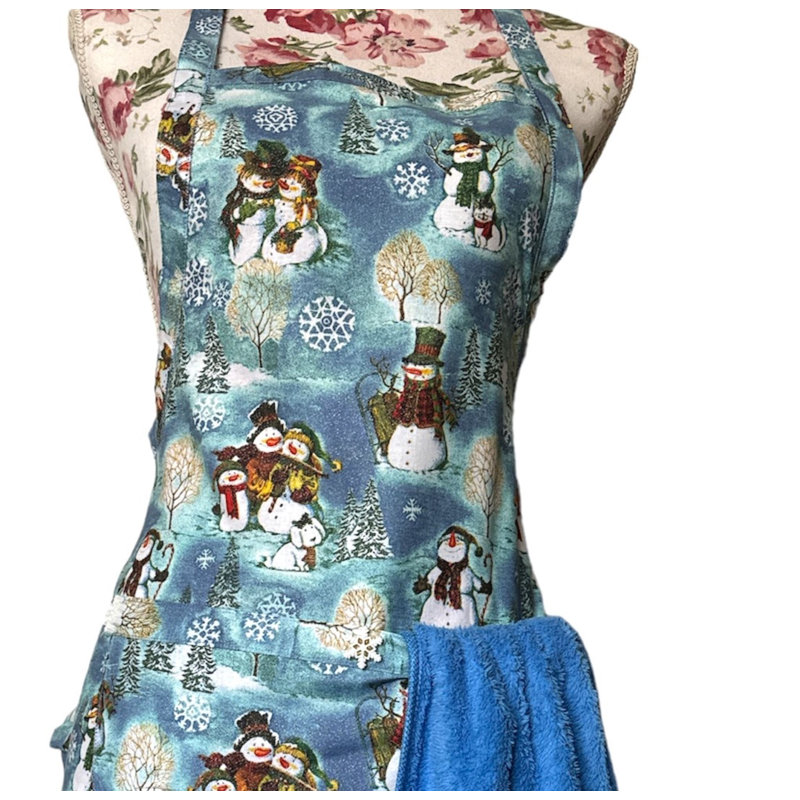 Tablier de Noël en coton