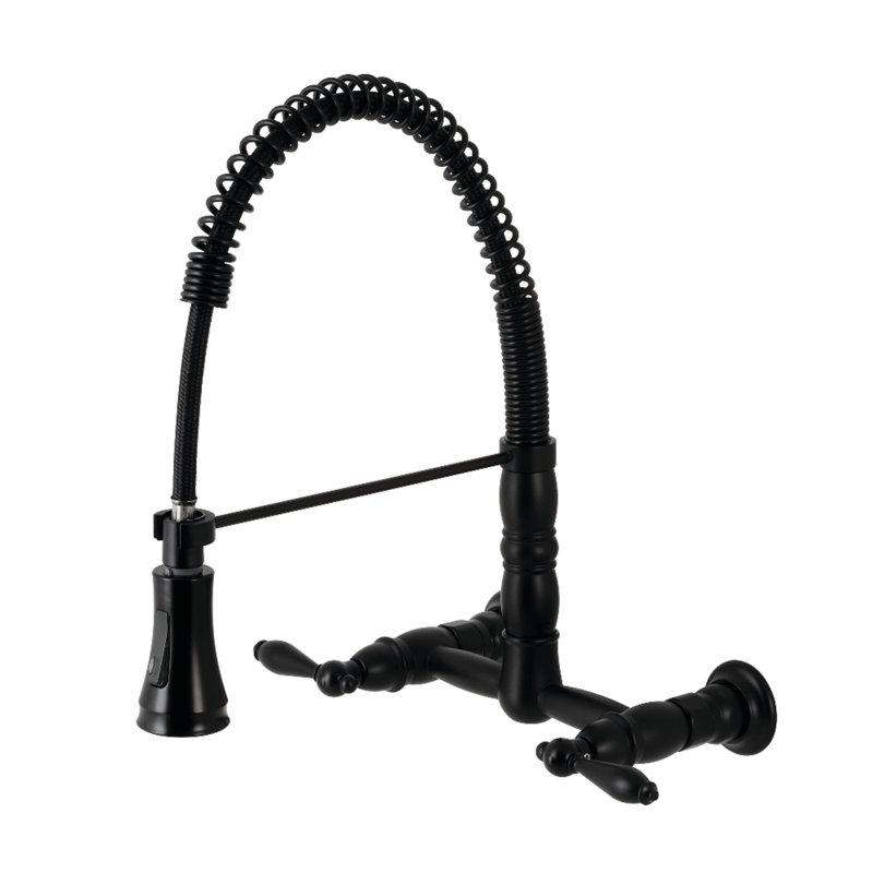 Robinet rétractable Gourmetier Heritage, Noir mat