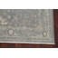 Tapis décoratif gris en laine oriental