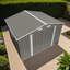 Large 10x8 ft Metal Storage Shed for Backyard, Lockable with Vent & Window | Holds Lawn Mower, Bikes, Tools, Patio Gear - Grey