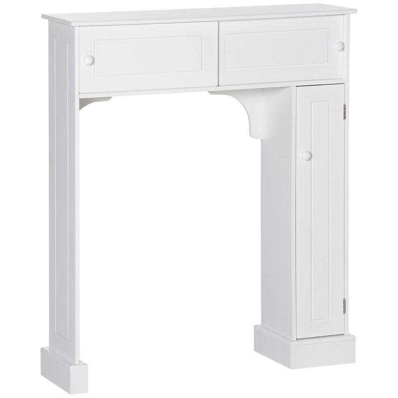 Armoire de salle de bain au-dessus de la toilette, Blanc