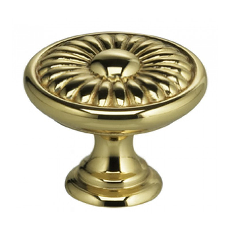 Poignée champignon surdimensionnée Ornate, Nickel antique, H 1,18 po x l 1,18 po x P 1 po