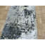 Tapis de couloir gris noué à la main de conception unique 2 pi 7 po x 8 pi 2 po Antonioni