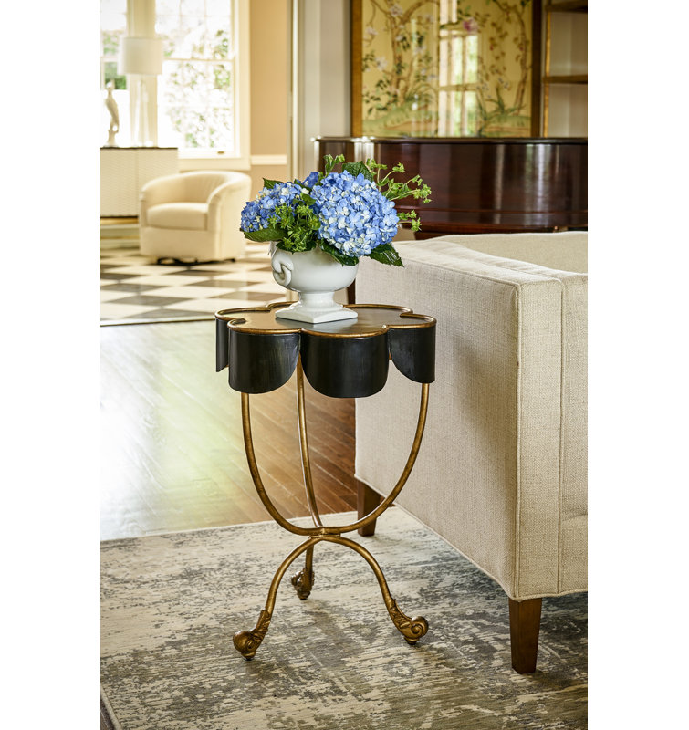 Seville End Table, Gold