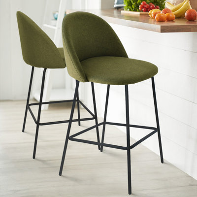 Ballance 25'' Upholstered Low Back Counter Stool