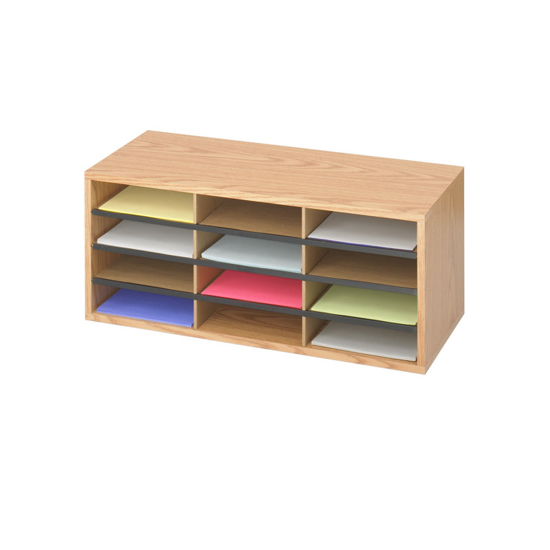 Petit organisateur de documents en bois / ondulé