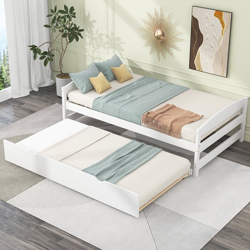 Lit plateforme Derryberry, Blanc