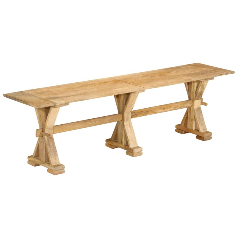 Banc en bois massif