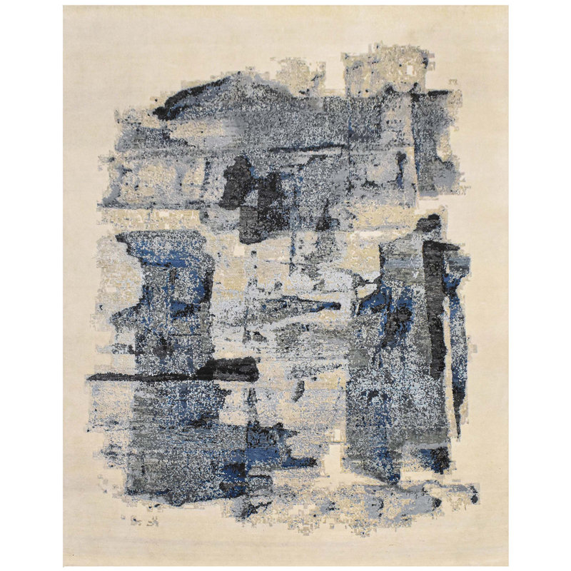 Abstract Indoor Rug, Rectangle 8' x 10'