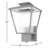 Shannen 10 Inch Outdoor Wall Sconce in Black