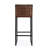 Upholstered Counter Stool with Metal Frame-259090050-142984505