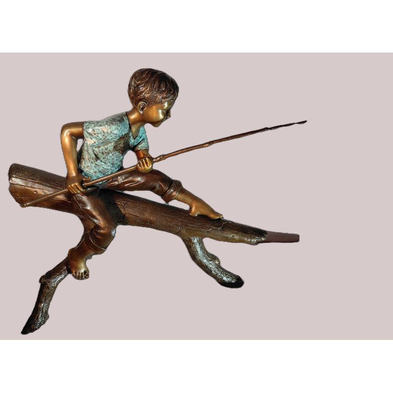 Bronze, garçon de pêche