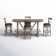 Susan 5 - Piece Double Pedestal Dining Set